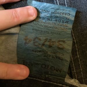 moto Jeans - Men’s grey moto Jeans size 34 moto Jeans - Men’s grey moto Jeans size 34